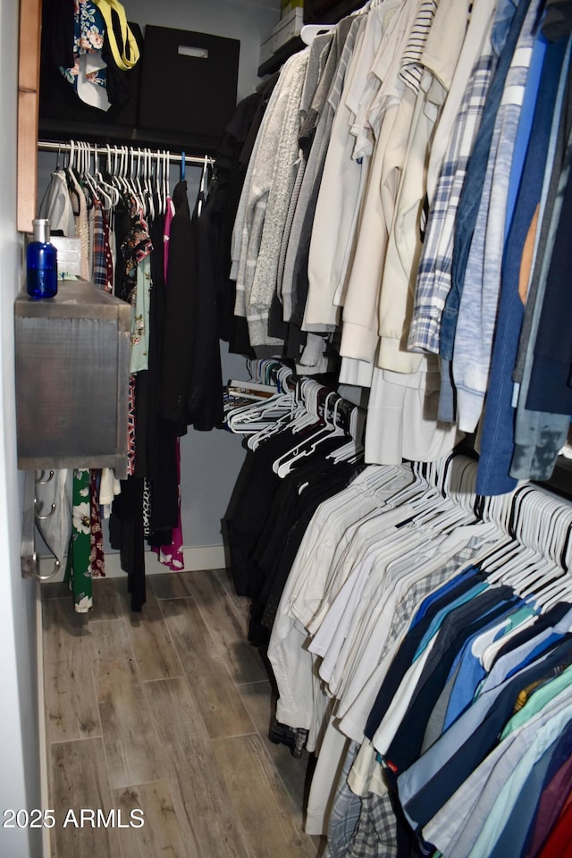 4755 E Gary St, Mesa, AZ 85205 - walk in closet with wood finished floors