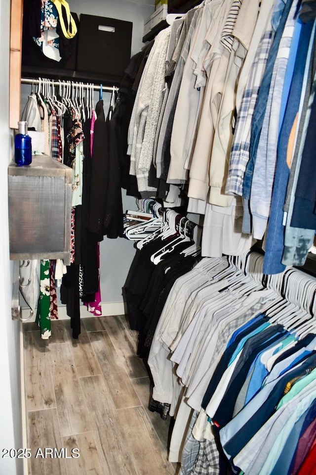 4755 E Gary St, Mesa, AZ 85205 - walk in closet with wood finished floors