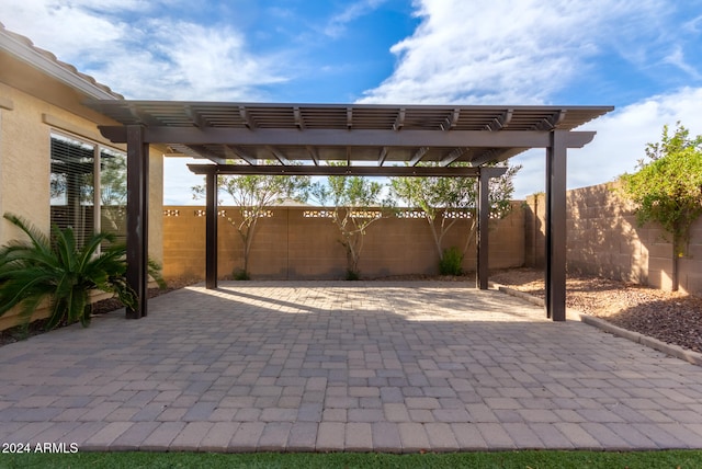 view of patio