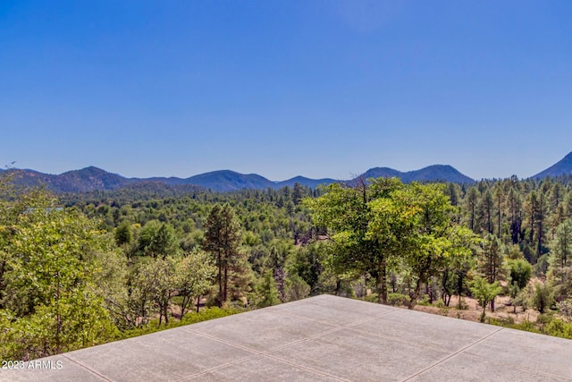 view of property view of mountains