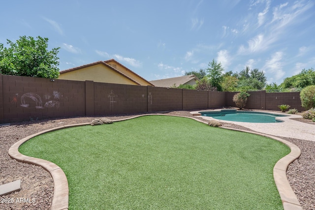 12503 W Vista Paseo Dr, Litchfield Park, AZ 85340 - view of yard with a fenced backyard