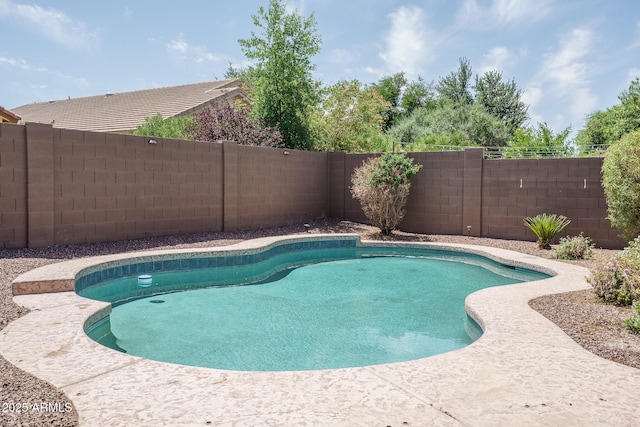 12503 W Vista Paseo Dr, Litchfield Park, AZ 85340 - view of swimming pool with a fenced backyard