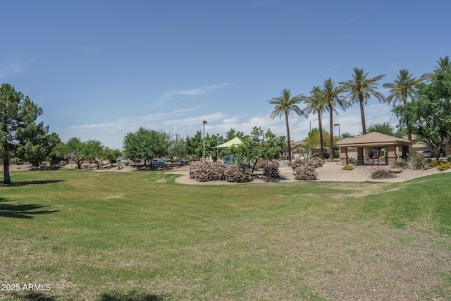 12503 W Vista Paseo Dr, Litchfield Park, AZ 85340 - view of property's community with a gazebo and a yard