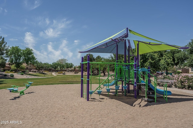 12503 W Vista Paseo Dr, Litchfield Park, AZ 85340 - community play area featuring a lawn