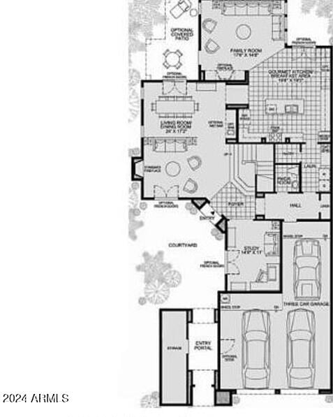 3964 E Hummingbird Ln, Phoenix, AZ 85050 - floor plan / room layout