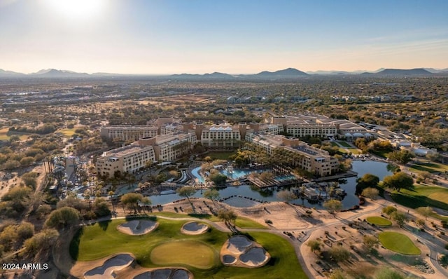 3964 E Hummingbird Ln, Phoenix, AZ 85050 - aerial view of property's location featuring a water and mountain view