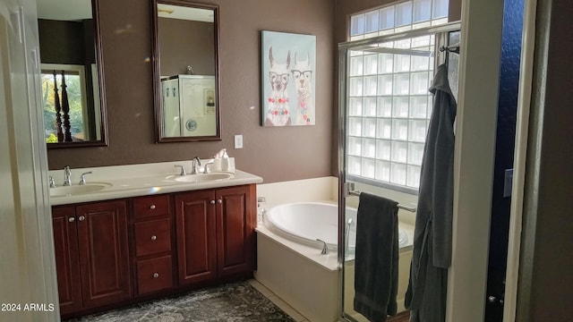 41318 N Belfair Way, Anthem, AZ 85086 - full bathroom with a bath and double vanity
