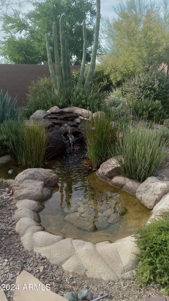 41318 N Belfair Way, Anthem, AZ 85086 - view of yard with a small pond