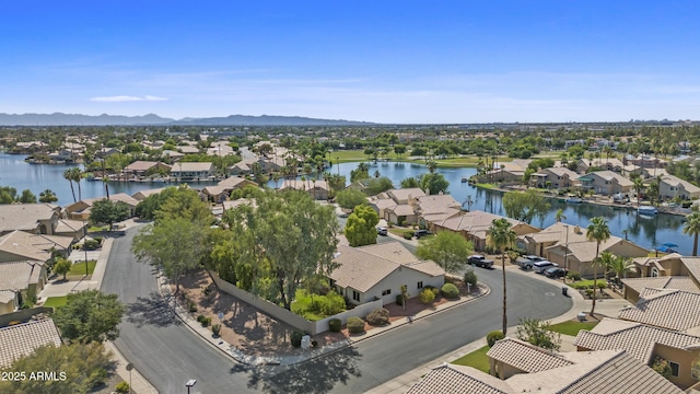 1135 W Sea Fog Dr, Gilbert, AZ 85233 - aerial view of residential area featuring a large body of water