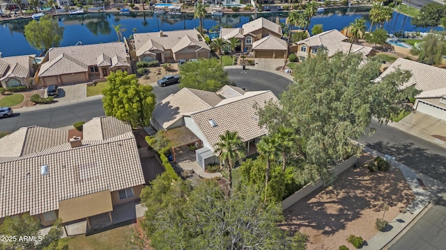 1135 W Sea Fog Dr, Gilbert, AZ 85233 - aerial perspective of suburban area with a nearby body of water