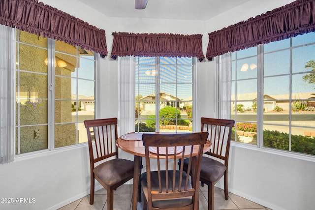 10745 W Beaubien Dr, Sun City, AZ 85373 - sunroom / solarium with tile patterned flooring and baseboards
