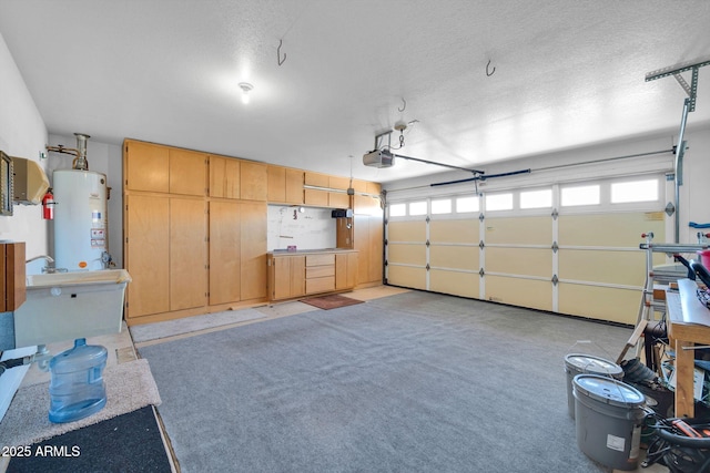 10745 W Beaubien Dr, Sun City, AZ 85373 - garage featuring gas water heater and a garage door opener