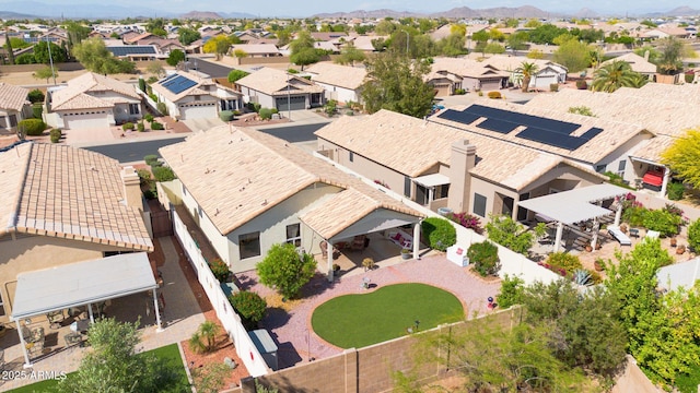 10745 W Beaubien Dr, Sun City, AZ 85373 - aerial view with a mountain view and a residential view