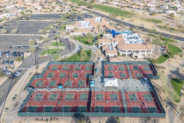 birds eye view of property featuring a residential view