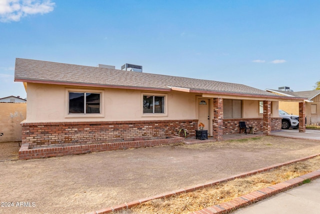 view of ranch-style house