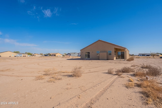 view of back of property