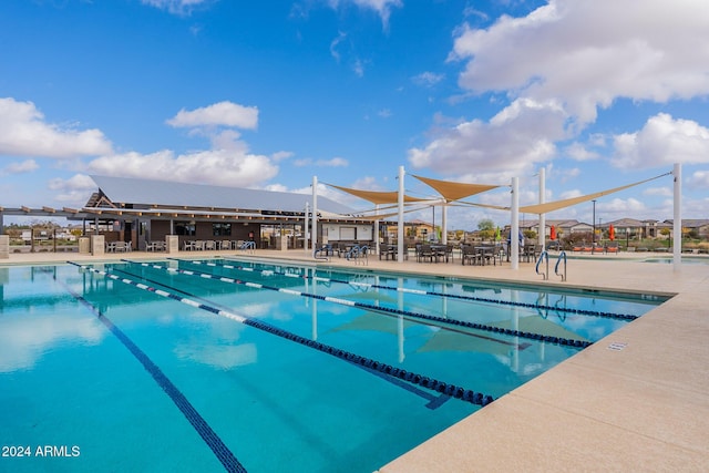 view of pool