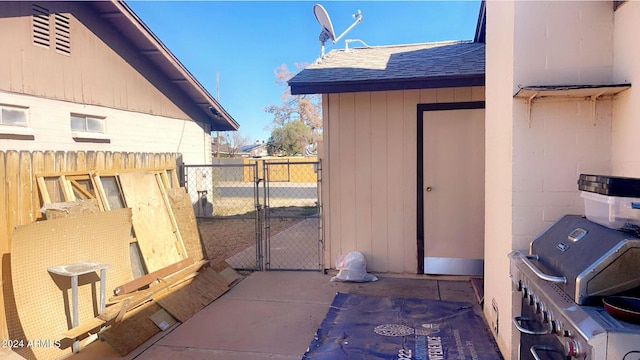 view of outbuilding