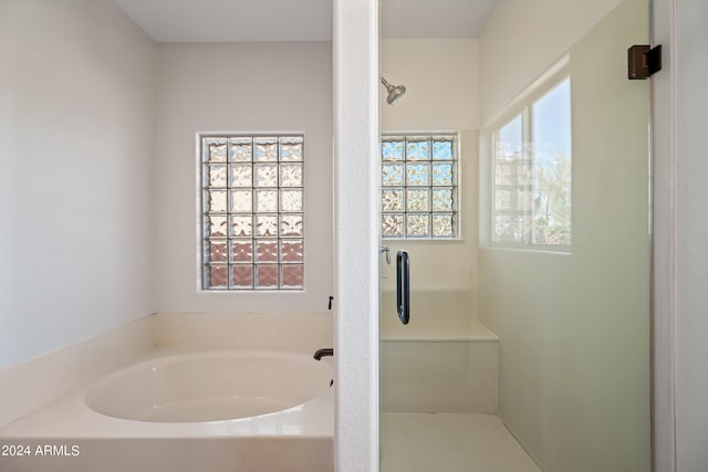 16914 E Britt Ct, Fountain Hills, AZ 85268 - full bath with a shower stall and a garden tub