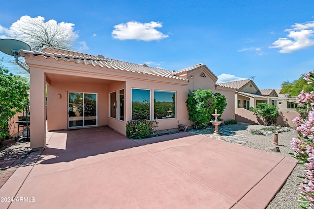 16914 E Britt Ct, Fountain Hills, AZ 85268 - back of house with a patio, stucco siding, and a tile roof