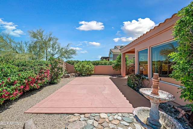 16914 E Britt Ct, Fountain Hills, AZ 85268 - view of patio / terrace with a fenced backyard