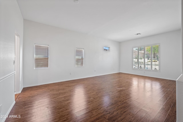 16914 E Britt Ct, Fountain Hills, AZ 85268 - spare room featuring baseboards, visible vents, and wood finished floors