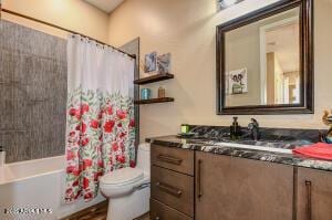 7409 E Weaver Way, Prescott Valley, AZ 86314 - full bathroom with vanity and shower / bath combo