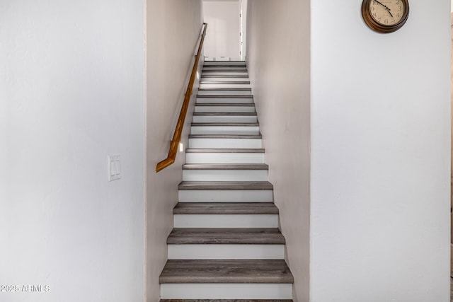 view of stairway