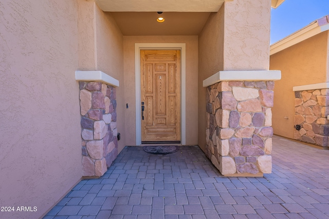 view of entrance to property