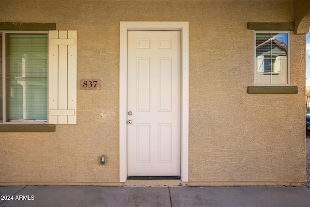 view of property entrance