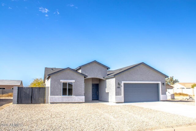 ranch-style house with a garage