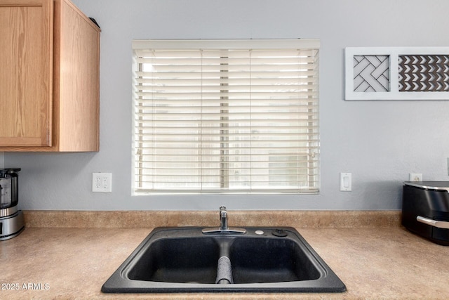 kitchen featuring a sink