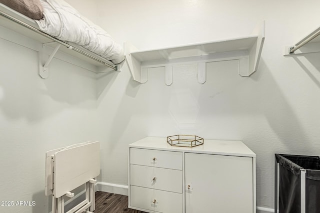 1367 S Country Club Dr Unit 1331, Mesa, AZ 85210 - walk in closet featuring dark wood-type flooring