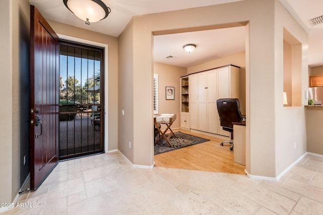 view of entrance foyer