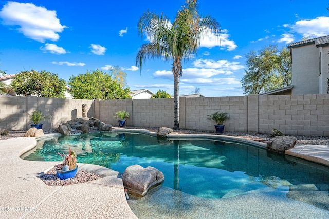 view of pool