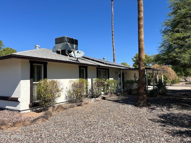 view of front of home