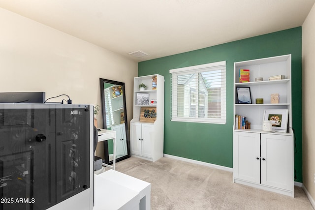 3415 E Anderson Dr, Phoenix, AZ 85032 - home office with light colored carpet and baseboards