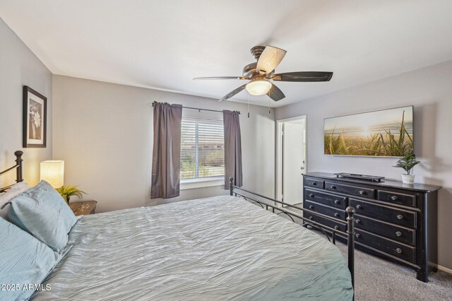 5133 E Keresan St, Phoenix, AZ 85044 - bedroom featuring carpet flooring and a ceiling fan