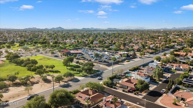 16008 N 56th Way, Scottsdale, AZ 85254 - aerial view of residential area with a mountain backdrop