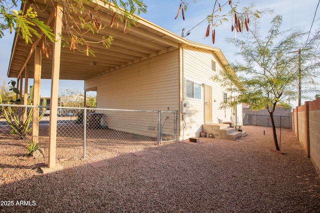 view of property exterior