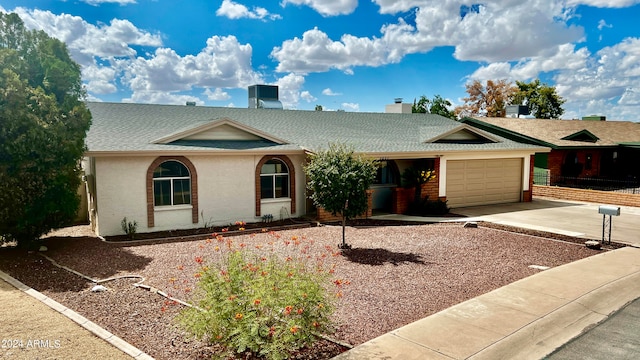 ranch-style house with a garage