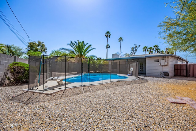 1334 W Sells Dr, Phoenix, AZ 85013 - view of swimming pool with a fenced backyard and a patio