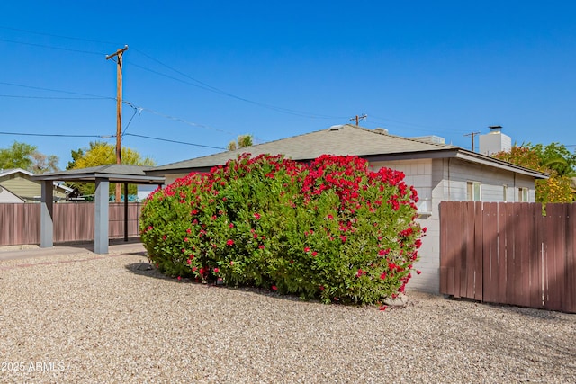 1334 W Sells Dr, Phoenix, AZ 85013 - view of property exterior featuring fence and a gazebo
