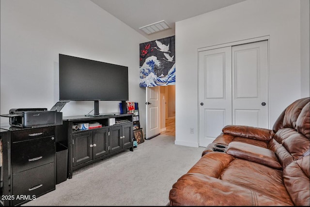 16955 W Butler Ave, Waddell, AZ 85355 - living room with light colored carpet and vaulted ceiling