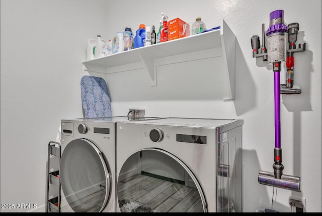 16955 W Butler Ave, Waddell, AZ 85355 - washroom featuring washing machine and clothes dryer