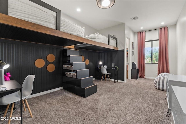 20715 E Watford Dr, Queen Creek, AZ 85142 - office area with carpet flooring, recessed lighting, and baseboards