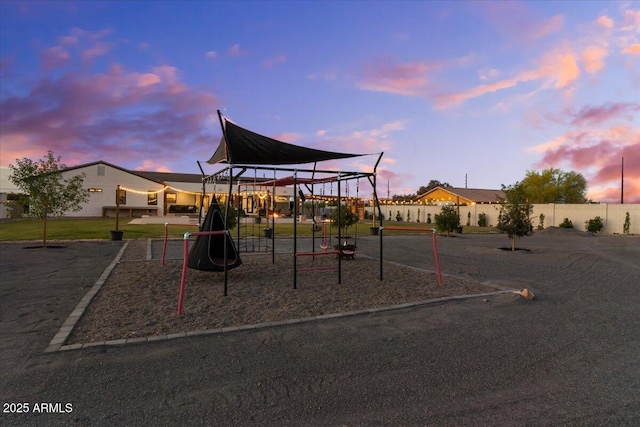 20715 E Watford Dr, Queen Creek, AZ 85142 - playground at dusk with fence