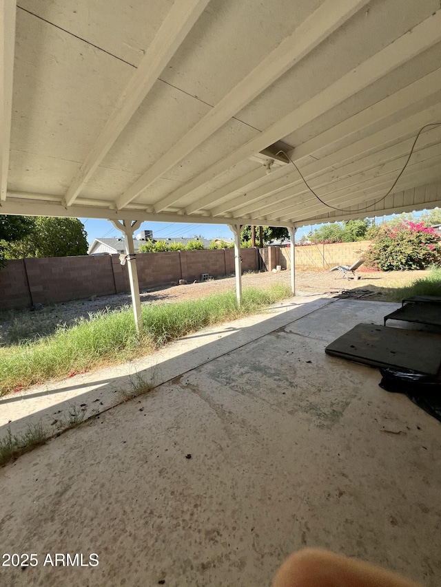 8257 E Cypress St, Scottsdale, AZ 85257 - fenced backyard featuring a patio