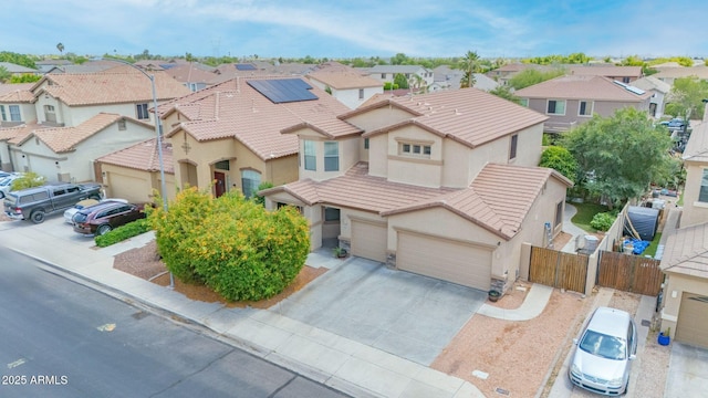 10613 E Knowles Ave, Mesa, AZ 85209 - view of front of property featuring a residential view, stucco siding, a tile roof, and concrete driveway