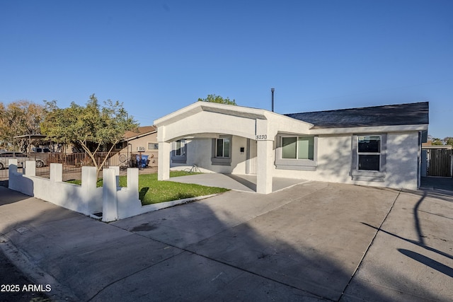 view of rear view of property